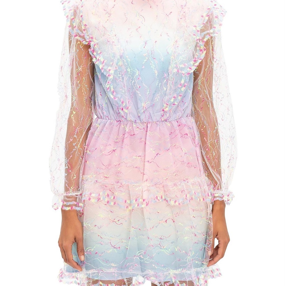 Olivia Rubin rainbow mini dress